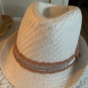 Girl straw summer hat